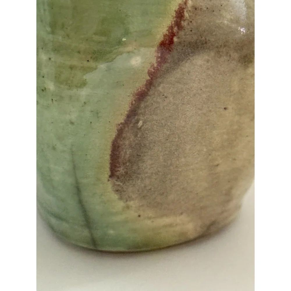 Studio Art Pottery Small‎ Abstract Bud Vase Signed 3.5